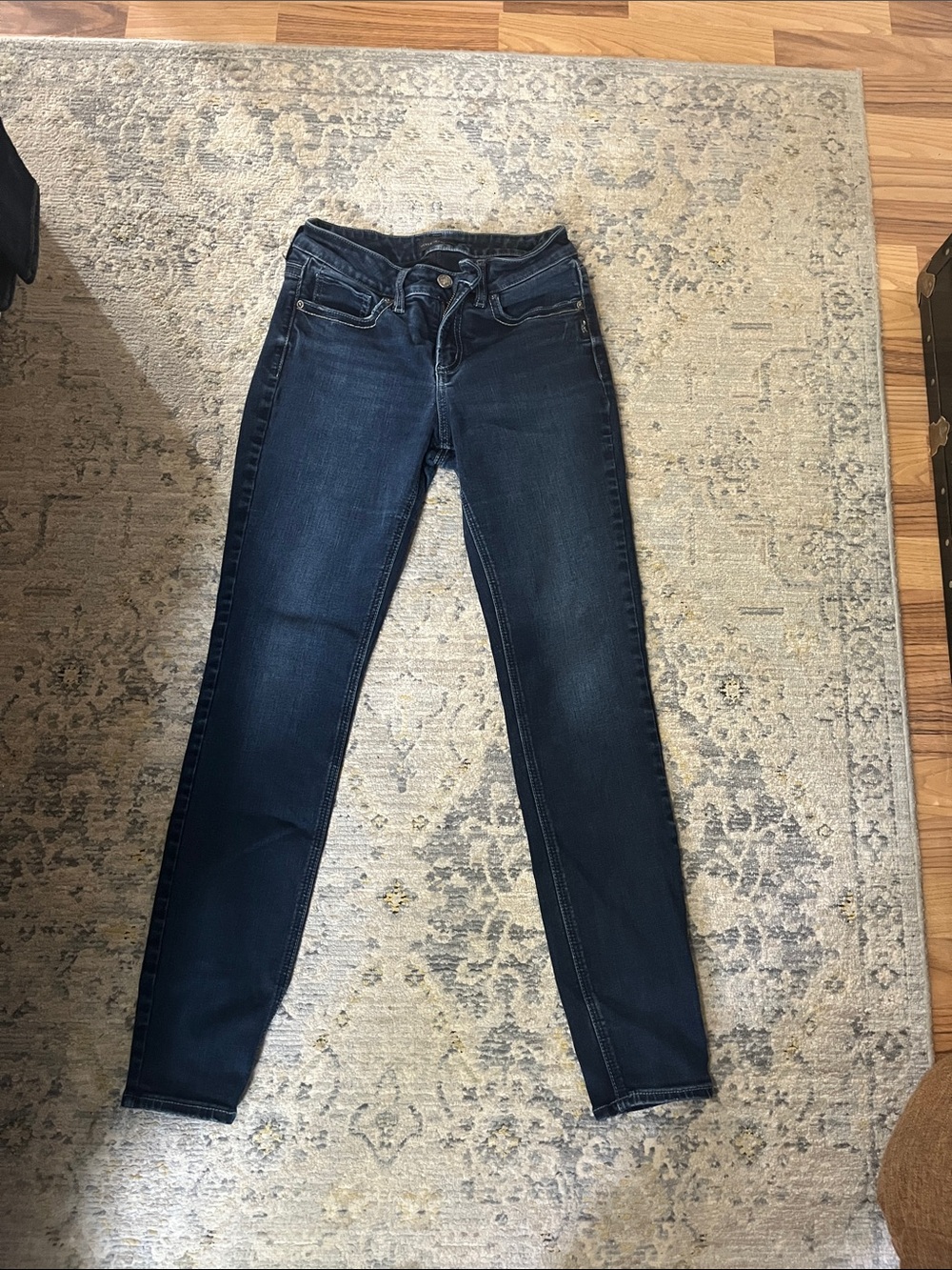 Silver Jeans Dark Indigo Skinny Jeans
